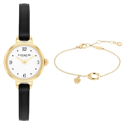 Ladies' Coach Iris Gold-Tone Stainless Steel Watch Gift Set (Model: 14000139)
