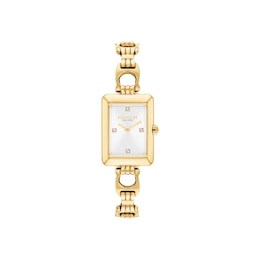 Ladies' Coach Mara Gold-Tone Stainless Steel Watch with Crystal Accents (Model: 14504694)