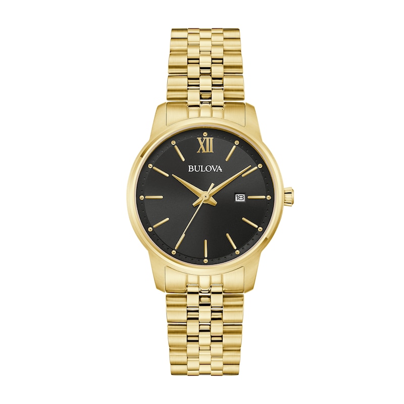 Main Image 1 of Ladies' Bulova Classic Gold-Tone Stainless Steel Watch (Model: 97M124)