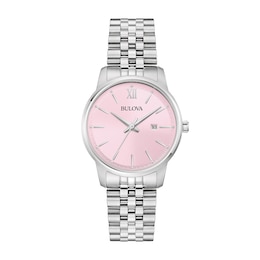 Ladies' Bulova Classic Stainless Steel Watch (Model: 96M178)