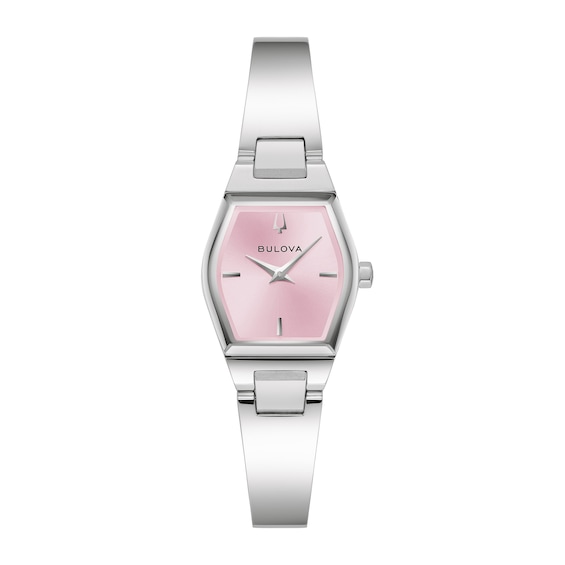 Ladies' Bulova Gemini Stainless Steel Bangle Watch (Model: 96L369)
