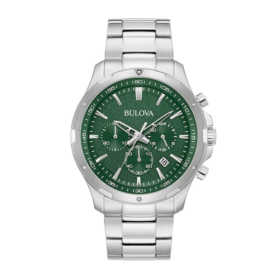 Men's Bulova Classic Chronograph Stainless Steel Watch (Model: 96B488)