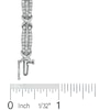 Thumbnail Image 3 of Previously Owned - 3 CT. T.W. Diamond "X" Bracelet in 10K White Gold - 7.5"