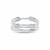 Thumbnail Image 1 of Previously Owned - 1/2 CT. T.W. Square-Cut Diamond Solitaire Enhancer in 14K White Gold