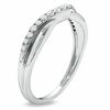 Thumbnail Image 1 of Previously Owned - 1/4 CT. T.W. Diamond Twist Contour Band in 14K White Gold