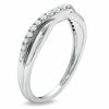 Thumbnail Image 2 of Previously Owned - 1/4 CT. T.W. Diamond Twist Contour Band in 14K White Gold