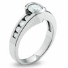 Thumbnail Image 1 of Previously Owned - 1 CT. T.W. Diamond Bezel Set Engagement Ring in 14K White Gold