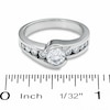 Thumbnail Image 2 of Previously Owned - 1 CT. T.W. Diamond Bezel Set Engagement Ring in 14K White Gold