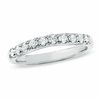 Thumbnail Image 0 of Previously Owned - 1/2 CT. T.W. Celebration Diamond® Contour Band in 18K White Gold