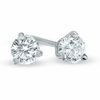 Previously Owned - 1/3 CT. T.W. Celebration Diamond® Solitaire Stud Earrings in 18K White Gold
