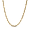 Thumbnail Image 0 of Previously Owned - 4.0mm Diamond-Cut Glitter Rope Chain Necklace in 10K Gold - 22"