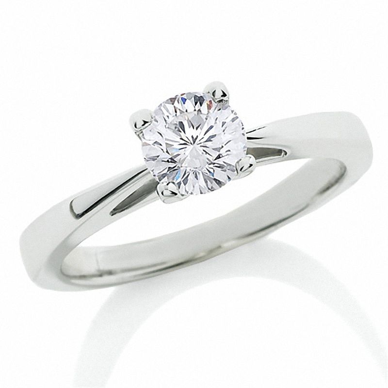 Previously Owned - 3/4 CT. Celebration Diamond® Solitaire Engagement Ring in 18K White Gold