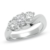 Thumbnail Image 1 of Previously Owned - 1-1/2 CT. T.W. Diamond Diagonal Three Stone Ring in 14K White Gold