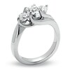 Thumbnail Image 2 of Previously Owned - 1-1/2 CT. T.W. Diamond Diagonal Three Stone Ring in 14K White Gold