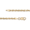 Thumbnail Image 3 of Previously Owned - 3.0mm Diamond-Cut Rope Chain Necklace in 10K Gold - 22"