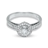 Thumbnail Image 3 of Previously Owned - 1 CT. T.W. Diamond Tulip Ring in 14K White Gold
