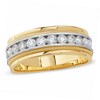 Thumbnail Image 1 of Previously Owned - Men's 1 CT. T.W. Diamond Milgrain Band in 14K Two-Tone Gold