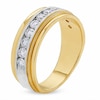 Thumbnail Image 1 of Previously Owned - Men's 1 CT. T.W. Diamond Milgrain Band in 14K Two-Tone Gold
