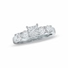 Thumbnail Image 1 of Previously Owned - 1-1/2 CT. T.W. Princess-Cut Diamond Five Stone Band in 14K White Gold