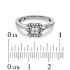 Thumbnail Image 3 of Previously Owned - Cherished Promise Collection™ 1/4 CT. T.W. Quad Princess-Cut Diamond Promise Ring in 10K White Gold