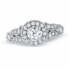 Thumbnail Image 1 of Previously Owned - 1 CT. T.W. Diamond Vintage Frame Ring in 14K White Gold