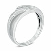 Thumbnail Image 2 of Previously Owned - 1/10 CT. T.W. Diamond Three Stone Wedding Band in 10K White Gold