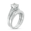 Thumbnail Image 2 of Previously Owned - 1-1/2 CT. T.W. Quad Princess-Cut Diamond Bridal Set in 14K White Gold