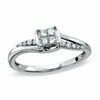 Thumbnail Image 0 of Previously Owned - Cherished Promise Collection™ 1/5 CT. T.W. Quad Princess-Cut Diamond Promise Ring in 10K White Gold