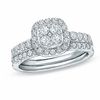Thumbnail Image 0 of Previously Owned - 1 CT. T.W. Diamond Frame Bridal Set in 14K White Gold