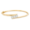 Thumbnail Image 1 of Previously Owned - 1/2 CT. T.W. Endless Diamond® Three Stone Bangle in 14K Gold