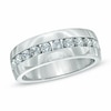 Thumbnail Image 1 of Previously Owned - 1 CT. T.W. Channel Set Diamond Wedding Band in 14K White Gold