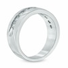 Thumbnail Image 2 of Previously Owned - 1 CT. T.W. Channel Set Diamond Wedding Band in 14K White Gold