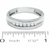 Thumbnail Image 3 of Previously Owned - 1/4 CT. T.W. Diamond Wedding Band in 10K White Gold