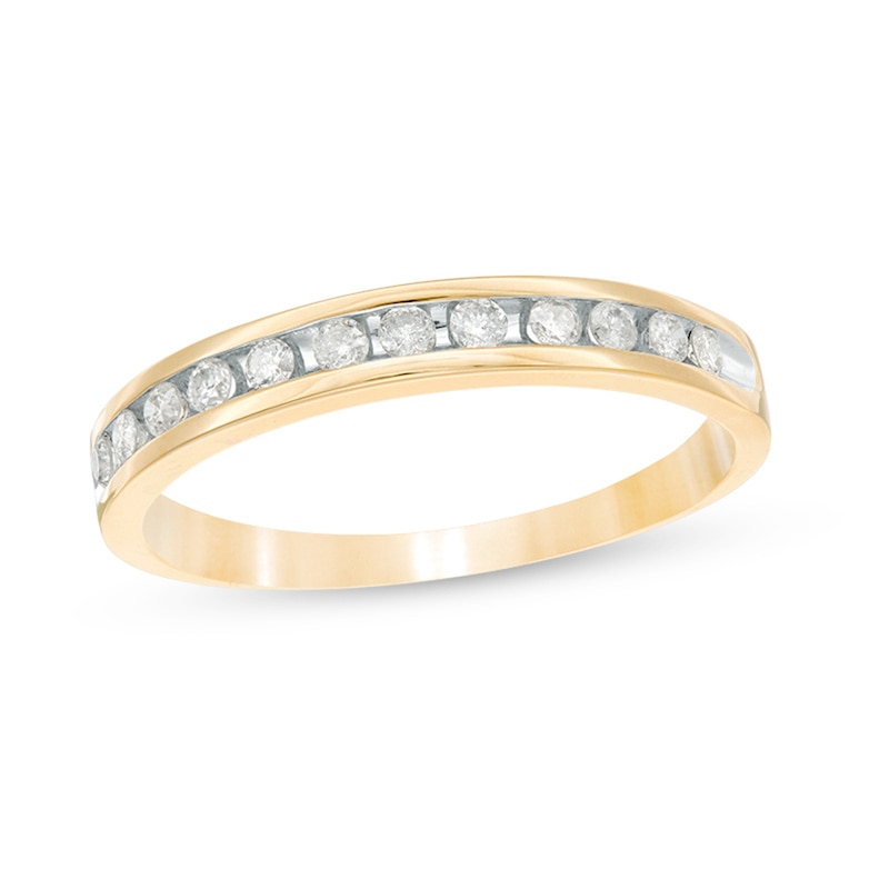 Main Image 1 of Previously Owned - 1/4 CT. T.W. Diamond Anniversary Band in 10K Gold