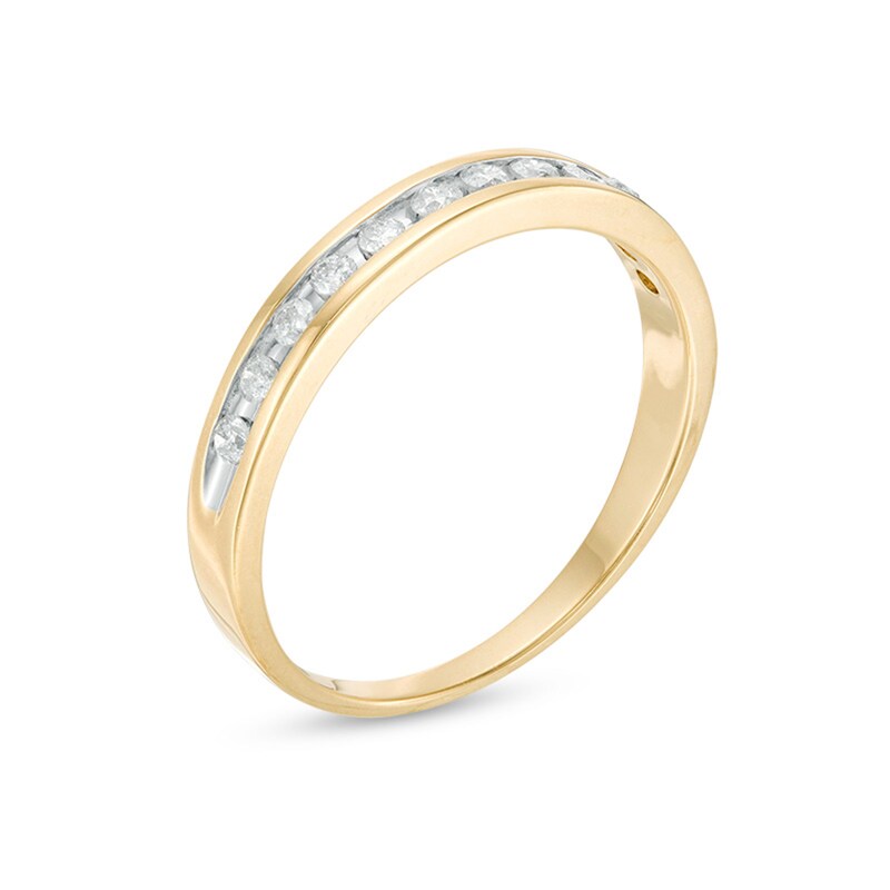 Main Image 2 of Previously Owned - 1/4 CT. T.W. Diamond Anniversary Band in 10K Gold