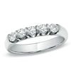 Thumbnail Image 0 of Previously Owned - 1/2 CT. T.W. Diamond Five Stone Band in 14K White Gold