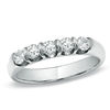 Thumbnail Image 1 of Previously Owned - 1/2 CT. T.W. Diamond Five Stone Band in 14K White Gold