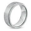 Thumbnail Image 2 of Previously Owned - 8.0mm Comfort Fit Satin Finish Cobalt Wedding Band