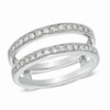Thumbnail Image 0 of Previously Owned - 1/3 CT. T.W. Diamond Ribbon Solitaire Enhancer in 14K White Gold