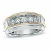 Thumbnail Image 1 of Previously Owned - 1 CT. T.W. Diamond Five Stone Band in 10K Two-Tone Gold