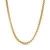 Thumbnail Image 1 of Previously Owned - Men's 3.75mm Signature Tag Box Chain Necklace in Yellow IP Stainless Steel - 30"