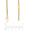 Thumbnail Image 2 of Previously Owned - Men's 3.75mm Signature Tag Box Chain Necklace in Yellow IP Stainless Steel - 30"
