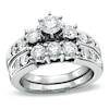 Thumbnail Image 0 of Previously Owned - 2 CT. T.W. Diamond Three Stone Bridal Set in 14K White Gold