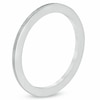Thumbnail Image 2 of Previously Owned - Ladies' 1.0mm Coin-Edge Wedding Band in 14K White Gold