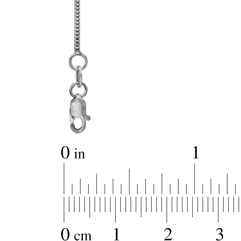 Main Image 2 of Previously Owned - Ladies' 1.1mm Milano Chain Necklace in 14K White Gold - 16"