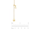 Thumbnail Image 2 of Previously Owned - Starfish Adjustable Cable Anklet in 14K Gold - 11"