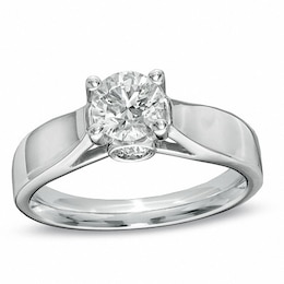 Previously Owned - 1 CT. T.W. Diamond Solitaire Engagement Ring in 14K White Gold