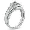 Thumbnail Image 1 of Previously Owned - 1/5 CT. T.W. Diamond Bridal Set in 10K White Gold