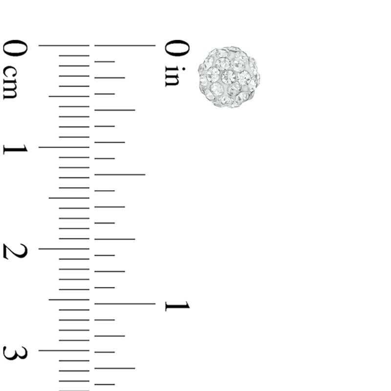 Main Image 2 of Previously Owned-6.0-7.0mm Freshwater Cultured Pearl and Crystal Necklace and Earrings Set in Sterling Silver