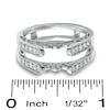 Thumbnail Image 2 of Previously Owned - 1/2 CT. T.W. Diamond Vintage-Style Cathedral Solitaire Enhancer in 14K White Gold